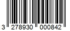Barcode 3278930000842