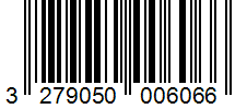 Barcode 3279050006066