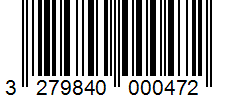 Barcode 3279840000472