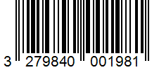 Barcode 3279840001981