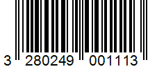 Barcode 3280249001113