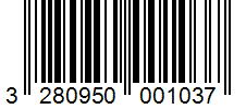 Barcode 3280950001037