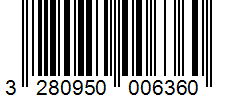 Barcode 3280950006360
