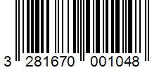 Barcode 3281670001048