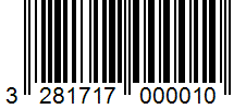 Barcode 3281717000010