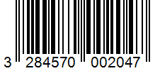 Barcode 3284570002047