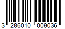 Barcode 3286010009036