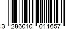 Barcode 3286010011657