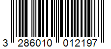 Barcode 3286010012197