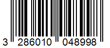 Barcode 3286010048998