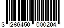 Barcode 3286450000204