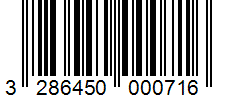 Barcode 3286450000716