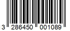 Barcode 3286450001089