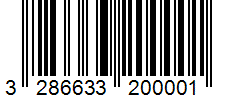 Barcode 3286633200001