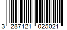 Barcode 3287121025021