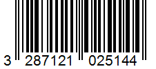 Barcode 3287121025144