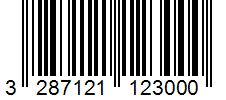 Barcode 3287121123000