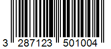 Barcode 3287123501004