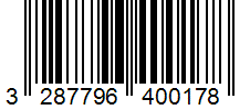 Barcode 3287796400178
