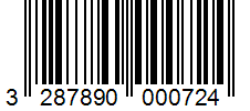 Barcode 3287890000724
