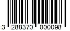 Barcode 3288370000098