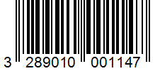 Barcode 3289010001147