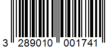 Barcode 3289010001741