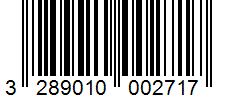 Barcode 3289010002717