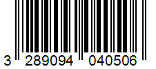 Barcode 3289094040506