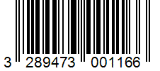 Barcode 3289473001166