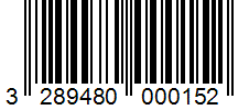 Barcode 3289480000152