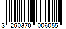 Barcode 3290370006055