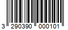 Barcode 3290390000101