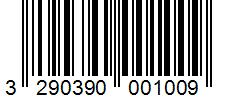 Barcode 3290390001009