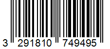 Barcode 3291810749495