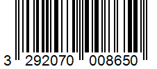 Barcode 3292070008650