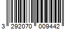 Barcode 3292070009442