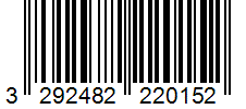 Barcode 3292482220152
