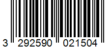Barcode 3292590021504