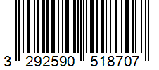 Barcode 3292590518707