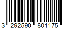 Barcode 3292590801175