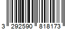 Barcode 3292590818173
