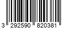 Barcode 3292590820381