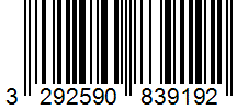 Barcode 3292590839192