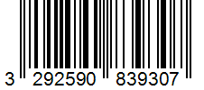 Barcode 3292590839307