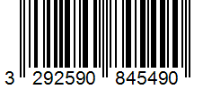 Barcode 3292590845490