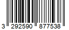 Barcode 3292590877538