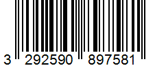 Barcode 3292590897581