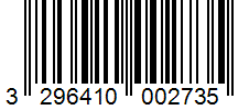 Barcode 3296410002735