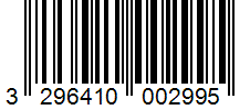 Barcode 3296410002995
